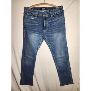 Mens Hollister Jeans Slim Straight Epic Flex 33/32